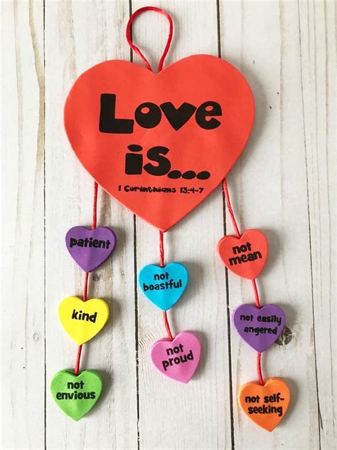 God is LOVE Sunday School Craft Ideas | Fun365