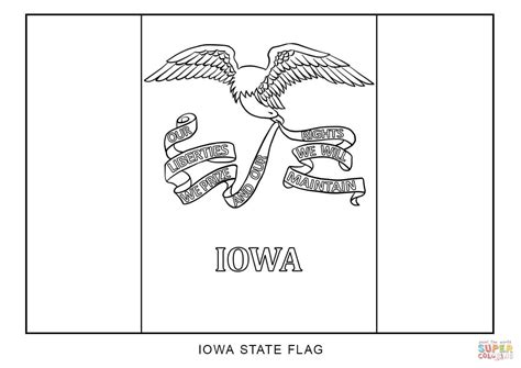 ️Iowa Flag Coloring Page Free Download| Goodimg.co