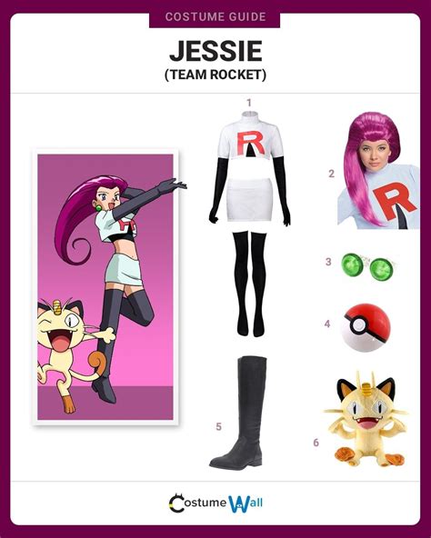 Team Rocket TRio JJM Jessie Musashi James Kojiro Uniform Outfit Women Men Halloween Cosplay ...