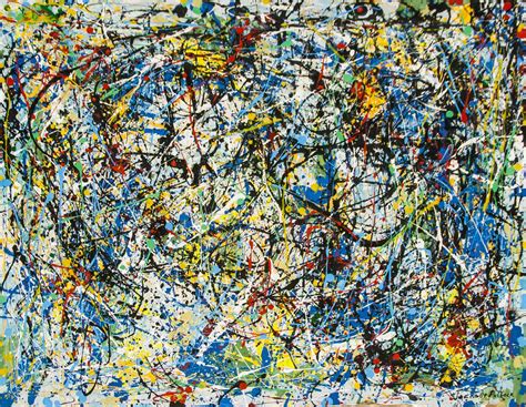 Jackson Pollock American Abstract Oil on Canvas - Aug 29, 2019 | 888 Auctions in Canada