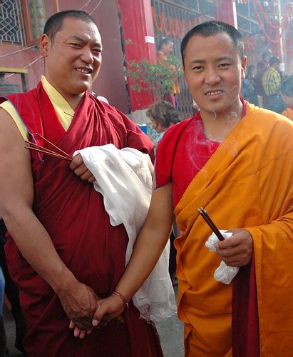 Fellowship: Two Brother Monks with Incense Offerings, Men … | Flickr