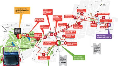 Mexico City Attractions Map | FREE PDF Tourist City Tours Map Mexico ...