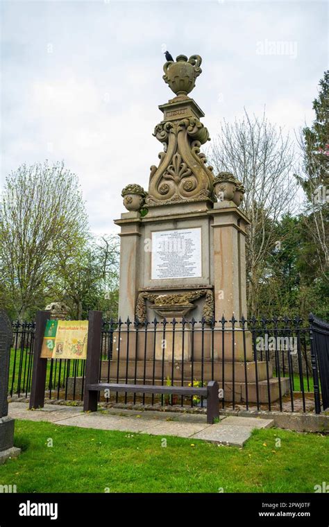 Village of Scone outside Perth Scotland home to the Stone of Scone, Stone of Destiny, Coronation ...