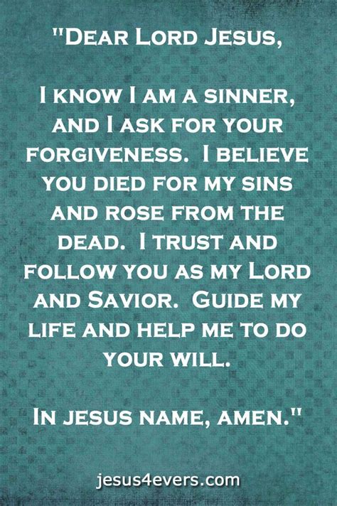 The Living... — Say this prayer to receive salvation. You must...