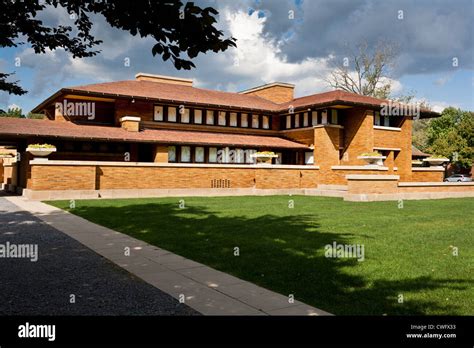 Darwin D. Martin House by Frank Lloyd Wright, Buffalo, New York Stock ...