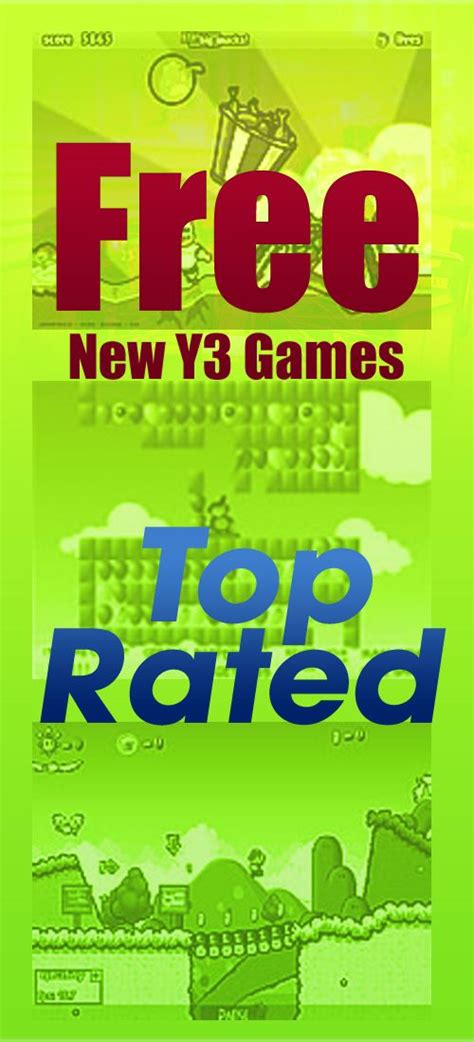 the title for free new 3 games top rated, with an image of a green ...