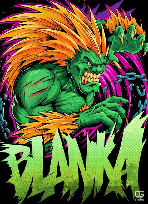 Blanka by Bakerrrr.deviantart.com on @DeviantArt | Street fighter art, Street fighter, Blanka ...