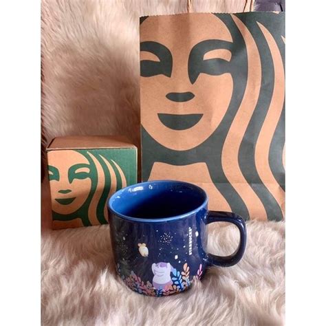 Starbucks blue bunny ceramic mug | Lazada PH
