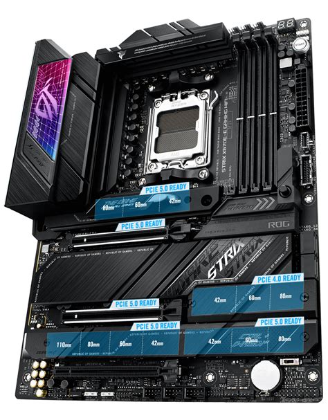 Asus ROG STRIX X670E-E GAMING WIFI, ATX, AMD AM5, 4xDDR5, 4xM.2+4xSATA ...