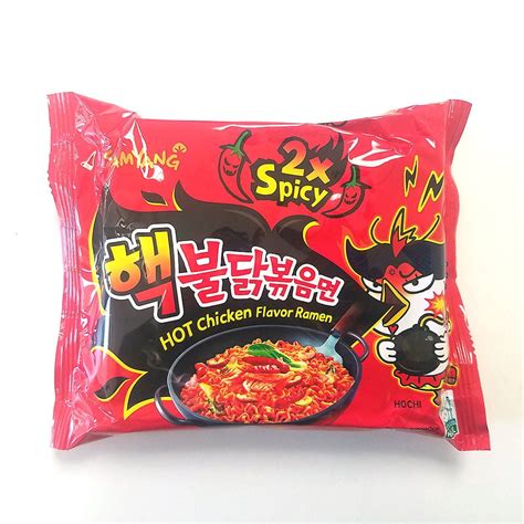 Buy SAMYANG Korean Fire Challenge Buldak Noodle 2X Hot Spicy Chicken Flavor Ramen Online at ...