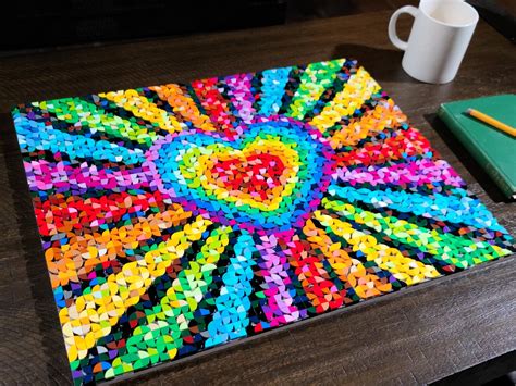 Rainbow Heart: A LEGO Mosaic Pulsing with Color - BrickNerd - All ...