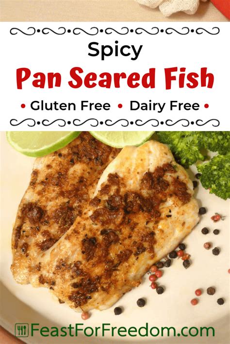 Spicy Pan Seared Fish - Fish & Seafood - Recipes - Feast for Freedom