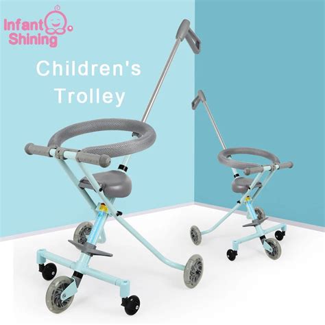 Infant Shining Baby Walker Children Tricycle Kids Ride on Toy ...