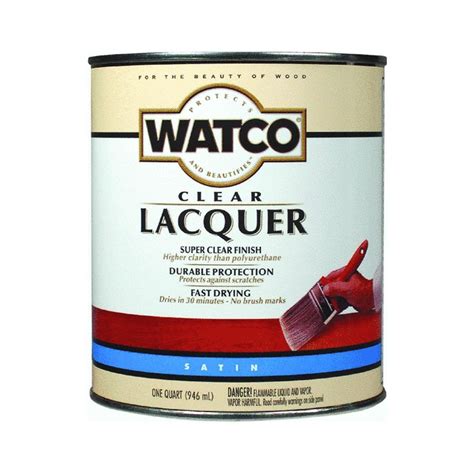Buy the Watco 63241 Satin Lacquer Finish, Quart | Hardware World