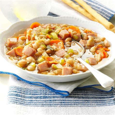 Navy Bean Vegetable Soup Recipe | Taste of Home