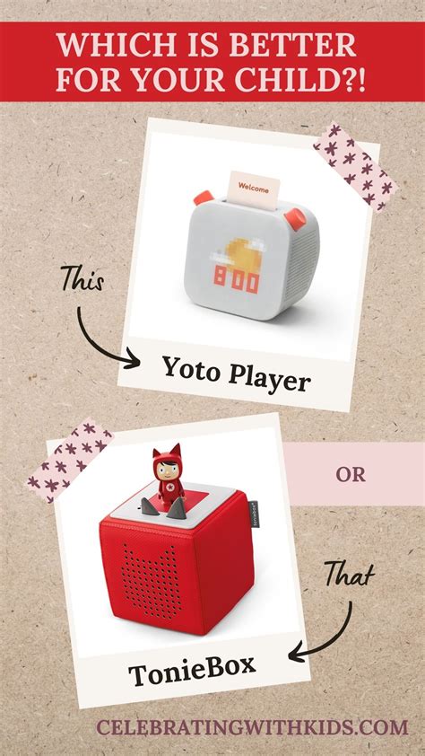 Tonie box vs Yoto player: Which kids reader is right for you?! - Celebrating with kids