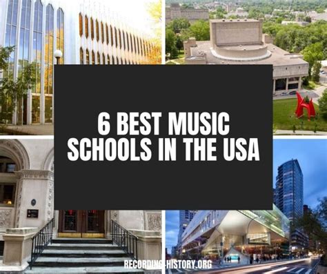 6 Best Music Schools in the USA - Song Lyrics & Facts