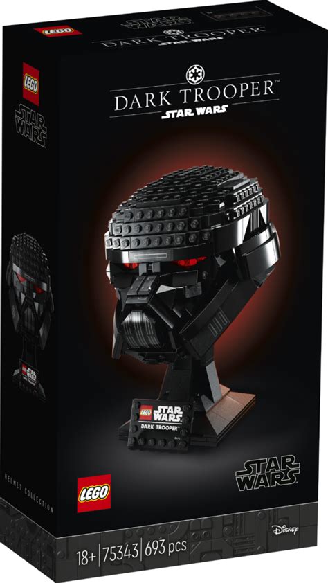 LEGO Star Wars 75343 Dark Trooper Helmet officially unveiled