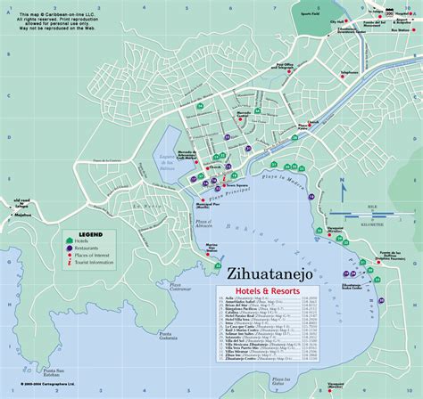 Zihuatanejo Map