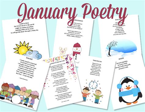 7 January Poems for Kids: Free | GRADE ONEDERFUL