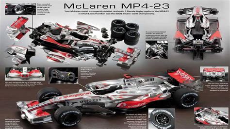 DEAGOSTINI BUILD THE McLAREN MP4/23 BIG 1:8 SCALE COMPLETE NEW MODEL ...