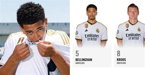 Full list of Real Madrid squad numbers as Bellingham gets registered ...