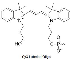 Cy3, Cyanine Fluorescent Dye Oligonucleotide Labeling