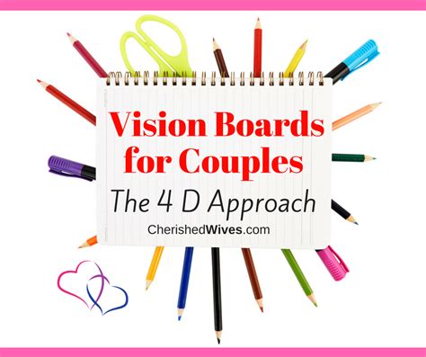 Creating a Couples' Vision Board: The 4-D Approach - Cherished Wives