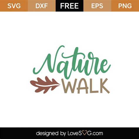 Free Nature Walk SVG Cut File | Lovesvg.com