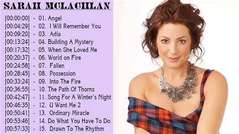 Sarah McLachlan Greatest Hits || Best Songs Of Sarah McLachlan - YouTube