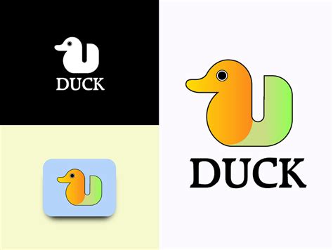 Duck logo. by taslima rahman on Dribbble