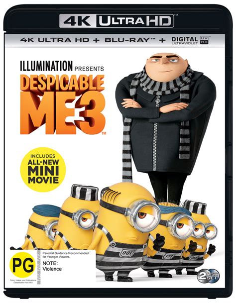 Despicable Me 3 | Blu-ray, UHD Blu-ray | Buy Now | at Mighty Ape NZ