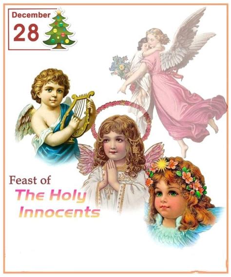 FEAST OF THE HOLY INNOCENTS, MARTYRS - 28th DECEMBER - Prayers and Petitions