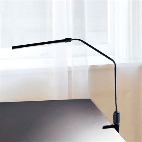 Lavish Home Modern Contemporary LED Clamp Desk Lamp Black - Walmart.com