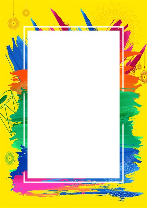 Colorful Background Border