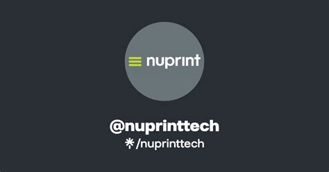 nuprinttech | Instagram, Facebook | Linktree