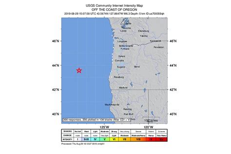 Earthquake hits Oregon coast at 6.3 magnitude