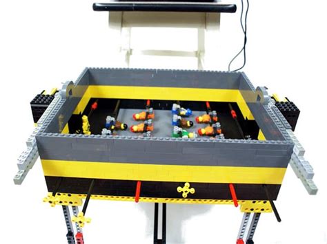 Auto Scoring Mini LEGO Foosball Table | Gadgetsin