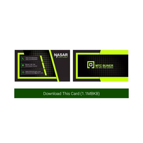 Download Business cards Free Corel Draw vectors and Project Files - MTC TUTORIALS