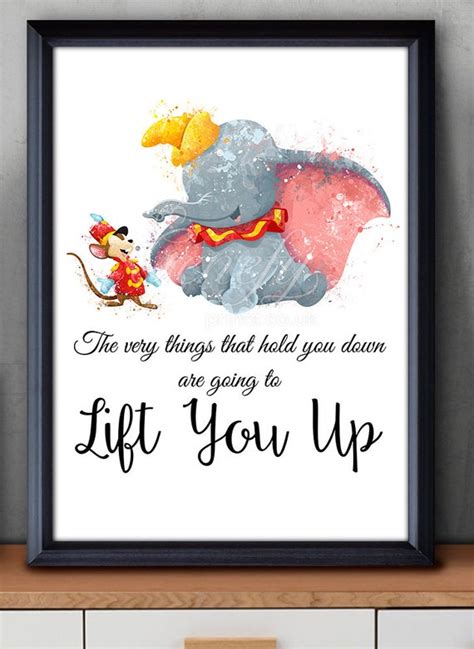 Disney Dumbo the Flying Elephant Inspirational Quote