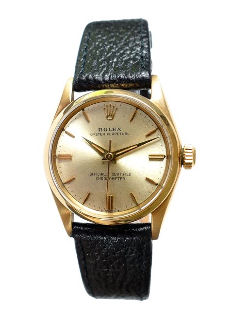 Vintage Rolex Oyster Perpetual 14K Ladies/Boys Watch - Farfo.com