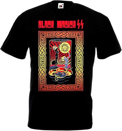 YUQING Black Magick SS v1 T-Shirt S-5XL Black : Amazon.co.uk: Clothing