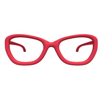 kawaii simple hime red jelly glasses's Code & Price - RblxTrade