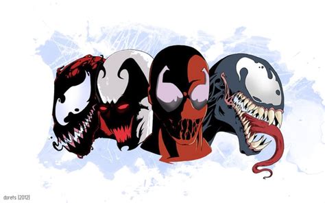 Montage photo Carnage, Anti-Venom, Toxin, Venom - Pixiz