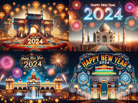 Happy New Year — From Taj To Skyline: India's Landmarks Welcome 2024 In Style. IN PICS