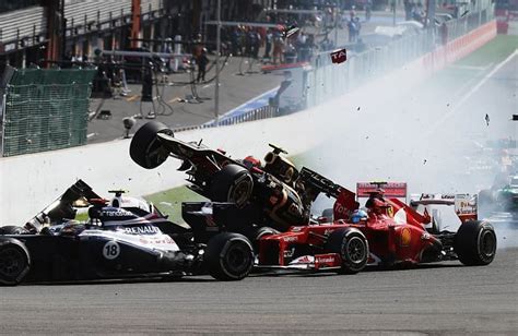 Page 3 - F1 Belgian GP: Top 5 crashes at Spa