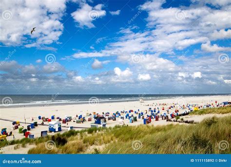 Beach on Juist stock photo. Image of park, islands, juist - 111115892