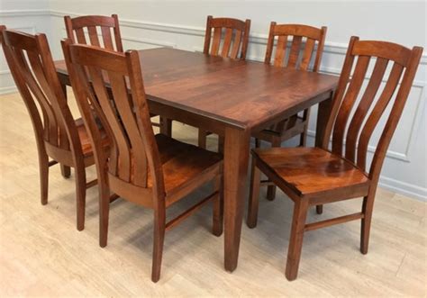 Solid Maple Dining Room Set - Allwood Furniture