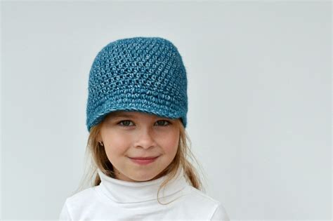 Unisex Visor Cap Crochet Pattern Hat for Baby Toddler - Etsy Denmark