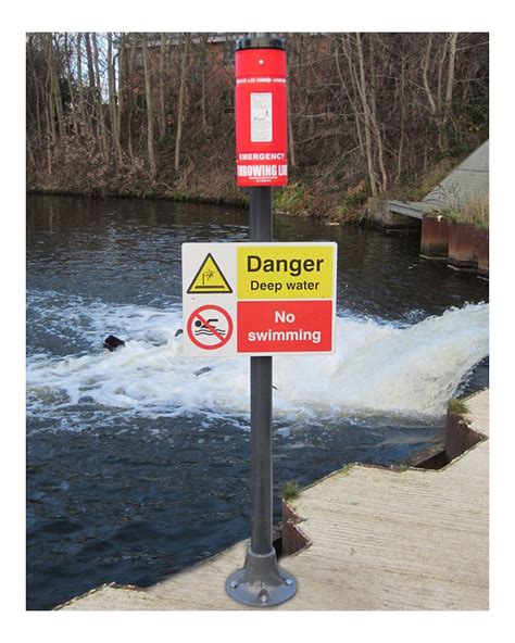 Danger No Swimming Sign